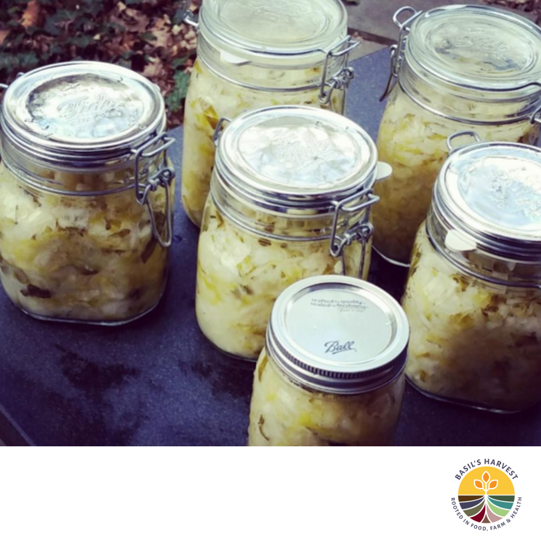 Homemade sauerkraut